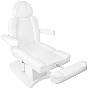ActivShop FOTEL KOSMETYCZNY ELEKTR. AZZURRO 708A 4 SILN. BIAŁY